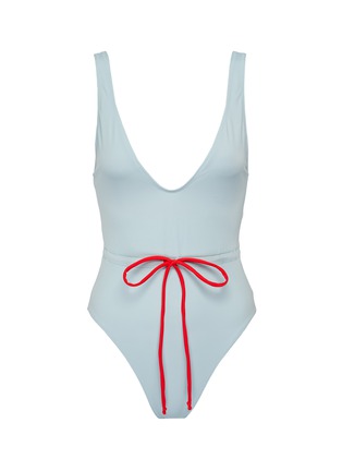 Main View - Click To Enlarge - SOLID & STRIPED - 'The Michelle Tie' one-piece swimsuit
