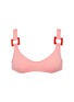 Main View - Click To Enlarge - SOLID & STRIPED - 'The Romy' square buckle strap bikini top