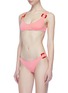 Figure View - Click To Enlarge - SOLID & STRIPED - 'The Romy' square buckle strap bikini top