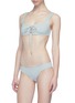 Figure View - Click To Enlarge - SOLID & STRIPED - 'The Isabella' lace-up front bikini top