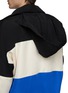 Detail View - Click To Enlarge - DANIEL PATRICK - Retractable hood colourblock track jacket