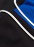  - DANIEL PATRICK - '50/50' logo stripe outseam colourblock track pants