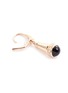 Detail View - Click To Enlarge - ROBERTO COIN - 'Bali' diamond onyx 18k rose gold drop earrings