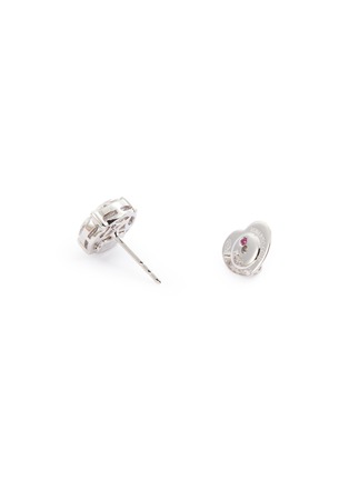 Detail View - Click To Enlarge - ROBERTO COIN - 'Magic Diamonds' 18k white gold stud earrings