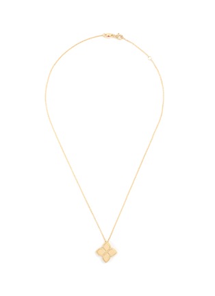 Main View - Click To Enlarge - ROBERTO COIN - 'Princess Flower' 18k yellow gold pendant necklace