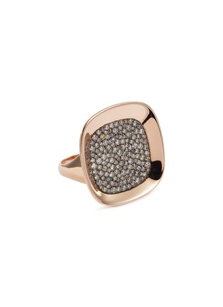 Main View - Click To Enlarge - ROBERTO COIN - 'Carnaby Street' diamond 18k rose gold ring