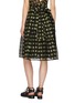 Back View - Click To Enlarge - CECILIE BAHNSEN - 'Priscilla' floral fil coupé pleated skirt