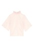Main View - Click To Enlarge - CECILIE BAHNSEN - 'Cara' ruffle high neck stripe fil coupé top
