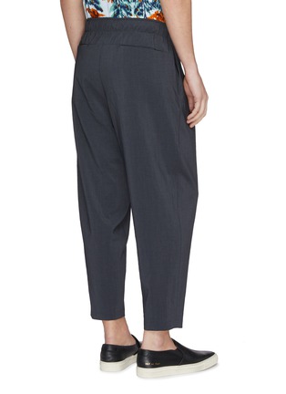 Back View - Click To Enlarge - ATTACHMENT - Pleated drop crotch jogging pants