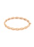Figure View - Click To Enlarge - ROBERTO COIN - 'New Barocco' diamond 18k rose gold bangle