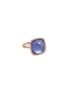 Main View - Click To Enlarge - ROBERTO COIN - 'Cocktail' diamond lapis 18k rose gold ring