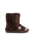 Main View - Click To Enlarge - EMU AUSTRALIA - 'Brown Bear' wool kids boots