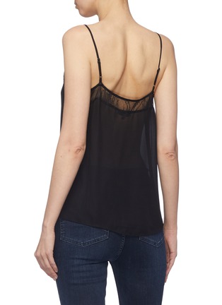 Back View - Click To Enlarge - EQUIPMENT - 'Layla' lace trim silk camisole top