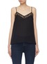 Main View - Click To Enlarge - EQUIPMENT - 'Layla' lace trim silk camisole top