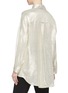 Back View - Click To Enlarge - POIRET - Silk blend lamé shirt