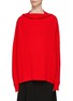Main View - Click To Enlarge - POIRET - Cowl neck oversized cotton-silk-cashmere sweater