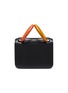Main View - Click To Enlarge - ROKSANDA - 'Neneh' colourblock wood ring handle leather bag
