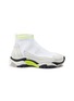 Main View - Click To Enlarge - ASH - 'Addict Stretch' chunky outsole sock knit high top sneakers