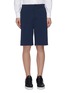 Main View - Click To Enlarge - GOETZE - 'Carter' cotton-linen seersucker shorts