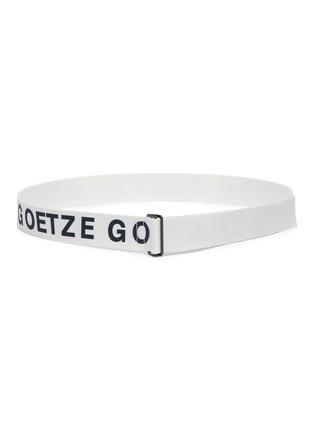 Main View - Click To Enlarge - GOETZE - Logo print belt