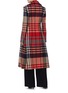Back View - Click To Enlarge - KHAITE - 'Christina' check plaid double breasted wool-cashmere coat