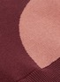 Detail View - Click To Enlarge - NAGNATA - Colourblock organic cotton blend knit sports bra