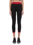 Main View - Click To Enlarge - NAGNATA - Organic cotton blend knit cropped performance leggings