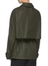 Back View - Click To Enlarge - HAIDER ACKERMANN - Detachable throat latch belted coated twill trench jacket
