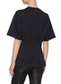 Back View - Click To Enlarge - HAIDER ACKERMANN - Darted peplum T-shirt