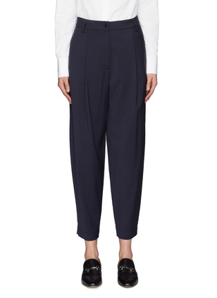 Main View - Click To Enlarge - BARENA - 'Garbo' pleated virgin wool suiting pants