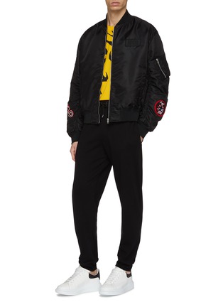 Figure View - Click To Enlarge - MC Q - Monster badge bomber jacket