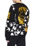 Back View - Click To Enlarge - MC Q - Mix graphic print panelled sweatshirt