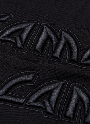  - MC Q - Logo embroidered zip hoodie