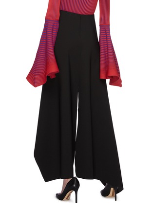Back View - Click To Enlarge - SOLACE LONDON - 'Tahoe' ruffle drape panel pants