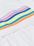 Detail View - Click To Enlarge - MIRA MIKATI - Button front stripe tiered skirt