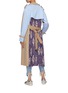 Figure View - Click To Enlarge - DRY CLEAN ONLY - Mix print patchwork belted  trench coat