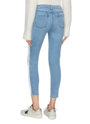 Back View - Click To Enlarge - J BRAND - '835' raw cuff stripe outseam jeans