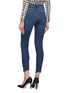 Back View - Click To Enlarge - J BRAND - '811' ripped cuff skinny jeans