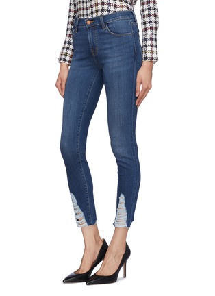 Front View - Click To Enlarge - J BRAND - '811' ripped cuff skinny jeans