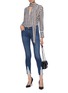 Figure View - Click To Enlarge - J BRAND - '811' ripped cuff skinny jeans