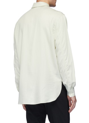 Back View - Click To Enlarge - OUR LEGACY - Patch pocket shawl collar shirt