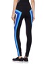 Back View - Click To Enlarge - NO KA’OI - 'Huli Kimi' geometric stripe outseam Sensitive® performance leggings