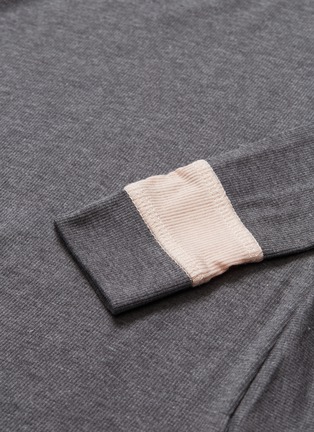  - VAARA - 'Neve' stripe cuff knit long sleeve T-shirt