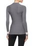 Back View - Click To Enlarge - VAARA - 'Neve' stripe cuff knit long sleeve T-shirt