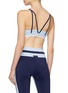 Back View - Click To Enlarge - VAARA - 'Aspen' strappy mock wrap sports bra
