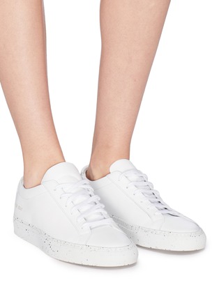 Figure View - Click To Enlarge - COMMON PROJECTS - 'Achilles' confetti outsole leather sneakers