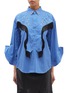 Main View - Click To Enlarge - TOGA ARCHIVES - Fringe embellished check Western shirt