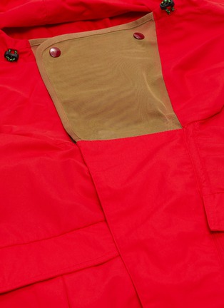  - TOGA ARCHIVES - Colourblock mesh panel hooded taffeta jacket