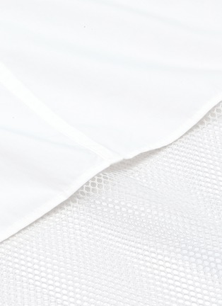 Detail View - Click To Enlarge - TOGA ARCHIVES - Chest pocket mesh hem dress