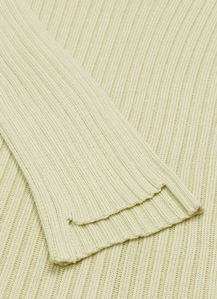  - MAISON FLANEUR - Staggered cuff rib knit sweater